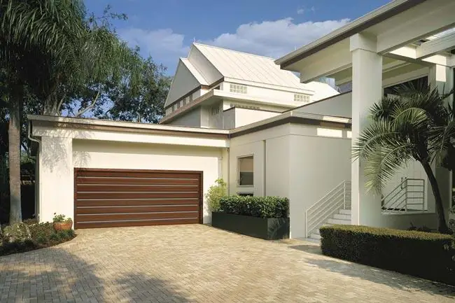 Clopay Reserve Wood Modern series garage door