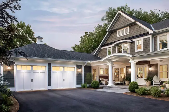 Coachman Collection — Steel Insulated with Composite Overlay garage door by Clopay