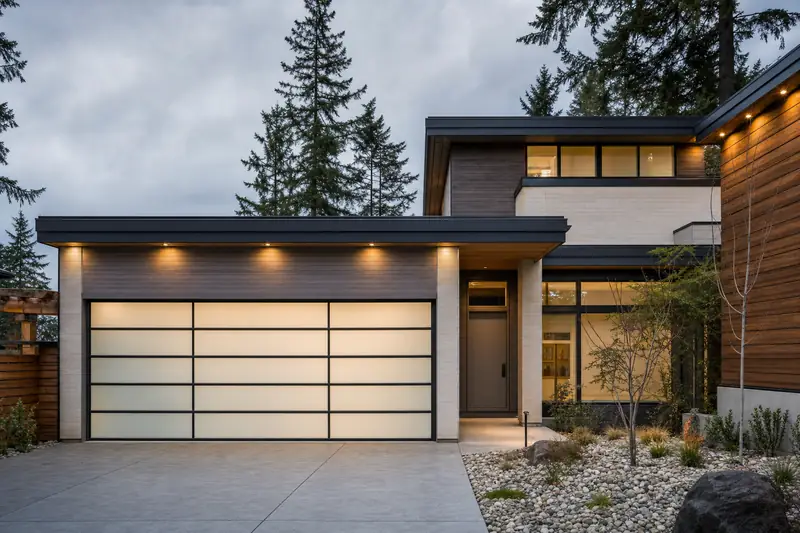 Modern glass sleek